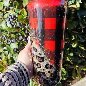 Handmade Christmas tumbler